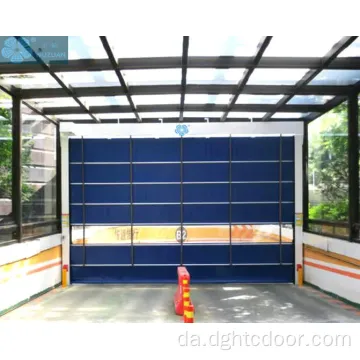 Højhastighed PVC -stabling Foldning garageport